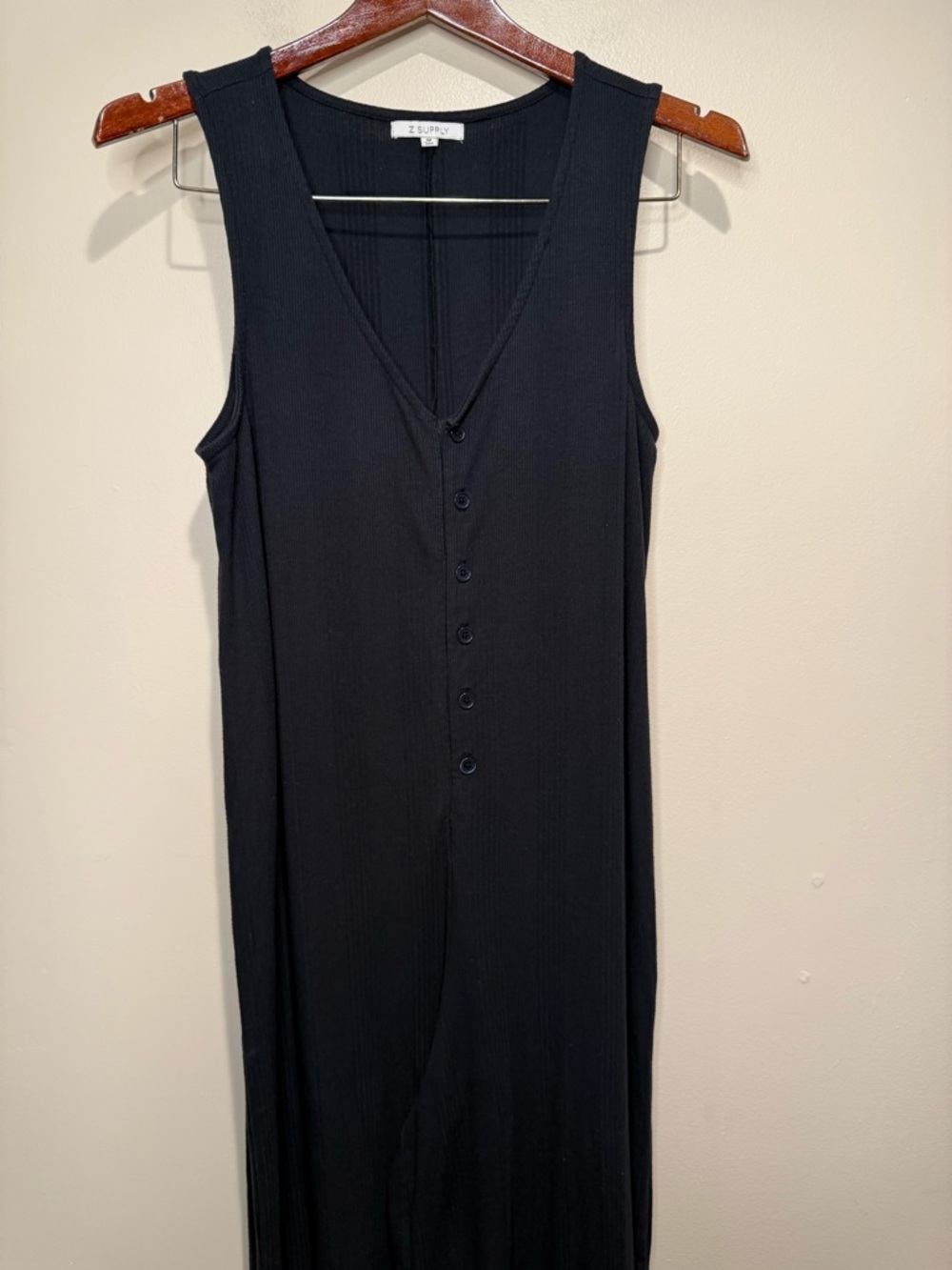 Z supply Solace Jumpsuit ribbed in black size medium - Picture 7 of 11
